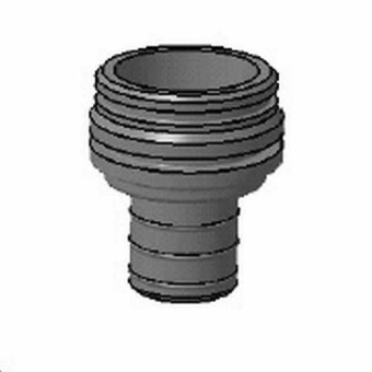 Plastimo 53062 - Straight Fitting 28mm 1"1/8 For Bypass