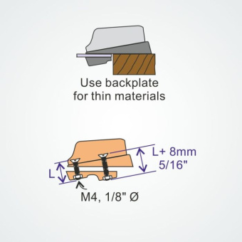 Clamcleat CL819 Tapered Pad with Backplate for Mk2 Junior Cleats, 10° Angle