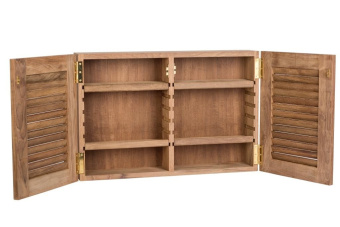 ARC Marine Cabinet With Two Louvre Doors Depth 12 cm