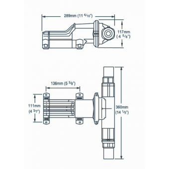 Whale Gulper Toilet Pump 18 L/min 24V