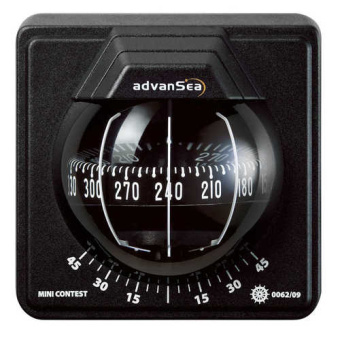 Plastimo 28976 - Compass Mini-contest Advansea Black, Black Card Z/A