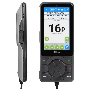 Vesper Marine Cortex-H1 - Tethered Handset with Non-Powered Cradle