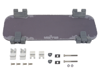 Lewmar 360750009 - ST 0 GRY 6mm Acrylic With Over Cam Handles (Grey)