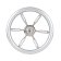 Allpa 6-Spoke Wheel 'Leader Silver' Stainless Steel With Silver-Look, Ø370mm, Depth 100mm