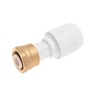 Jabsco HD25A/15W - Hep2O HD25A Push Fit Tap Connector White (15mm 1/2")