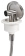 Osculati Classic Evo Stainless Steel Door Boat Shower with Tiger Stainless Steel Shower Head Ø95 mm with White Nylon Hose 4 meter - 15.163.91