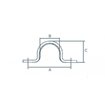 S.S Lacing Eye 32X16H mm