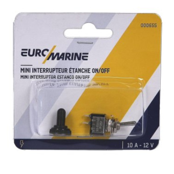 Euromarine Waterproof Toggle Switch 10A 12V On-Off - 7MM