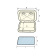 Nuova Rade 196309 - Top Line Hatch W/Lock, White, 353x606mm