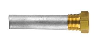 Tecnoseal 02045T - Cummins Pencil Anode Ø 12,5 L.50,8 Complete With Brass Plug Th. 1/2'' bspt