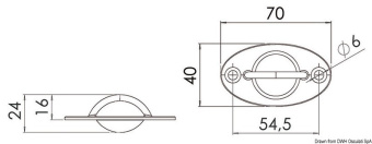 Osculati 39.169.00 - Semi-Recessed Eyebolts