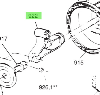 RM69 RM922 Senior B Pump Lever