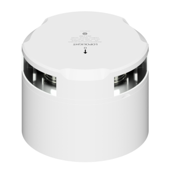 Lopolight 201-021-WH - Navigation Light 3NM Masthead/360° White, White Ceramic Coated