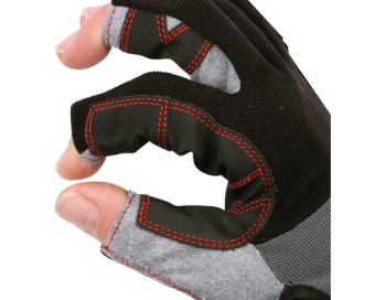 Plastimo P202485 - Typhoon Performance Full Finger Glove - Adult - Grey/ Lime M