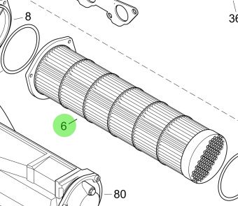Steyr 2177593‑0 - Intercooler Insert