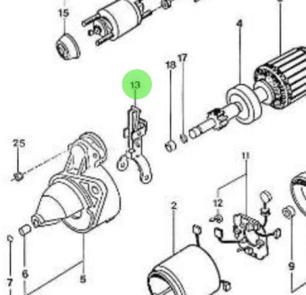 Nanni Diesel 970497329 - M8x28 Starter Bolt for HE Series Engines