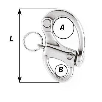 Wichard Snap Hook For Spinnaker 70 mm