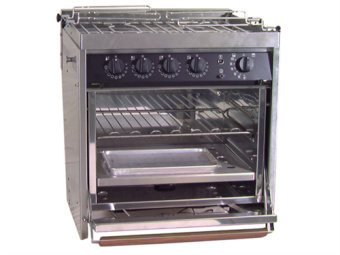 Force 10/ENO F63258 - Stainless Steel 2 Burner Oven Euro Compact