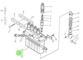 Nanni Diesel 970307945 - Injection Pump Assembly for 5.250TDI and 5.280HE Engines