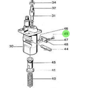 Nanni Diesel 970492170 - Bolt for Injection and Feed Pump