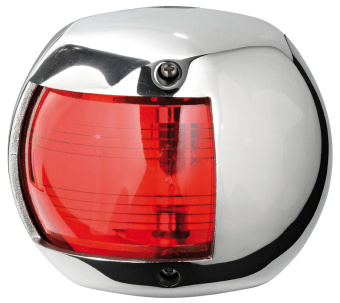 Osculati 11.407.01 - Classic 12 AISI 316/112.5° Red Navigation Light