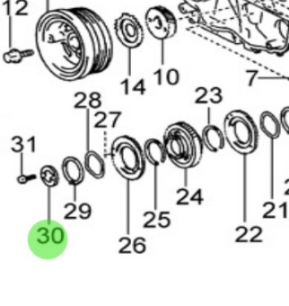 Nanni Diesel 970312148 - Idler Gear Thrust Plate for T4 Series Engines