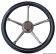 Osculati 45.135.05 - A Soft Polyurethane Steering Wheel Teak/SS 350mm