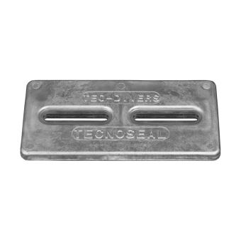 Tecnoseal TEC-DIVERSD Hull and Transom Plate Anode with Insert 305x152x25 mm