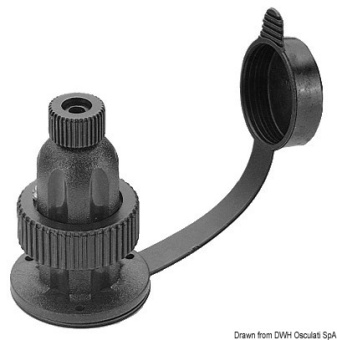 Osculati IP65 Waterproof Plug and Socket Set – 2, 3 or 4 Pole, 3A or 5A, Polycarbonate Body