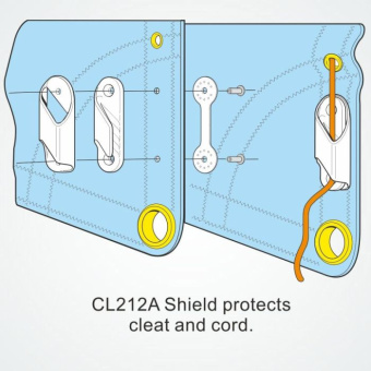 Clamcleat CL212A Nylon Shield for CL212 & CL258 Cleats