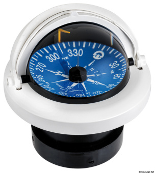 Osculati 25.028.15 - RIVIERA Compass 4" Enveloping Opening White/Blue Topview