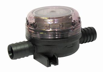 Jabsco 46400-0000 - Pump Guard Inline Water Filter Strainer Fine Mesh 19mm-3/4" Hose-Hose