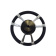 Gussi Italia 30123561GU 012 Stainless Steel And Leather Steering Wheel Ø35 mm