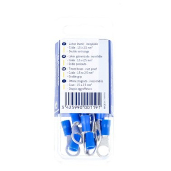 Euromarine Eyelet Terminal Ø06 Blue - Set Of 10