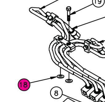 Northern Lights 15-00708 - Washer, Tube Clamp Support