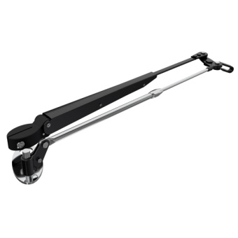 Roca 528324 - Pantograph Arm W10/12, Black/Stainless Steel 462-600mm