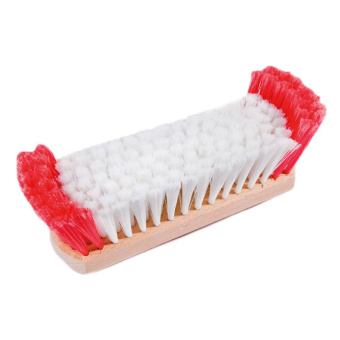 Long Handled Scrubbing Brush Ideal Nylon White and Red 55/70 mm (10 pcs)