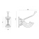 Foresti & Suardi 205B.C -  Quadruple Coat Hook Chrome 115x40x125 mm Blister