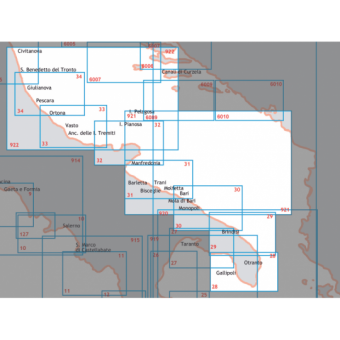 Istituto Idrografico South-Central Adriatic Sea - From Manfredonia To Lesina Lake