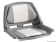 Osculati 48.405.01 - Polyethylene Seat Gray With Foldable Backrest