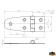 Trem M3540102 - AISI 316 Stainless Steel Hinges 40x100 mm Straight Model Trem M3540102 - AISI 316 Stainless Steel Hinges 40x100 mm Straight Model