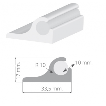 Tessilmare PVC Profile For Cushions 