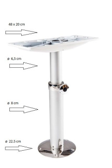 Norsap Telescopic Table Leg (42.5 - 72 cm)