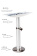 Norsap Telescopic Table Leg (42.5 - 72 cm)