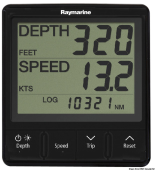 Osculati 29.592.03 - Raymarine i50 Tridata Digital Display