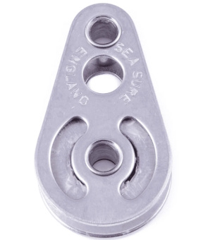 SeaSure 01.04 25 mm Brass Sheave Single High-Load Block with Hollow Rivet, 5 pcs