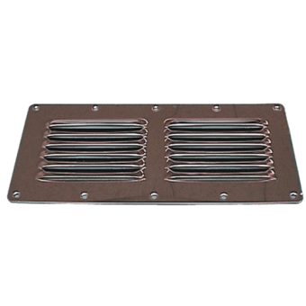 Allpa Stainless Steel Vent Grill 'Louvre', 230x115mm