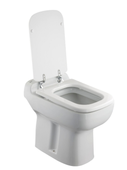 Tecma T-153 - Prestige 50 Toilet White Polyester Seat and Cover