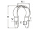 Talamex Tube Clamp Stainless Steel Small