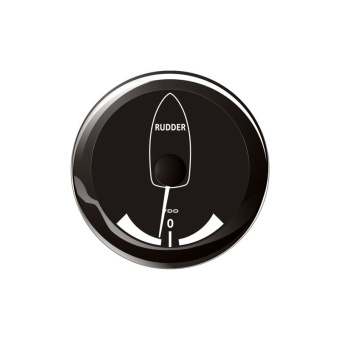 Veratron ViewLine Rudder Angle Indicator Black 85mm